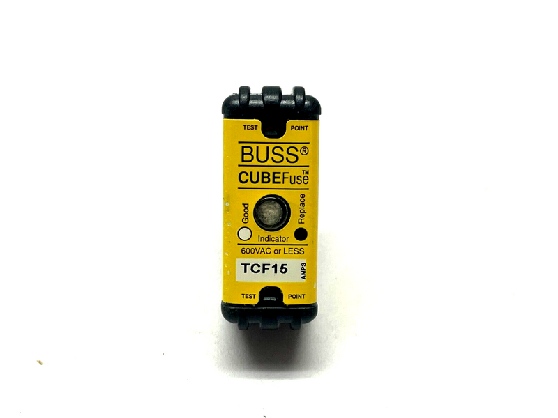 Bussmann TCF15 Cube Fuse Dual Element Time Delay - Maverick Industrial Sales