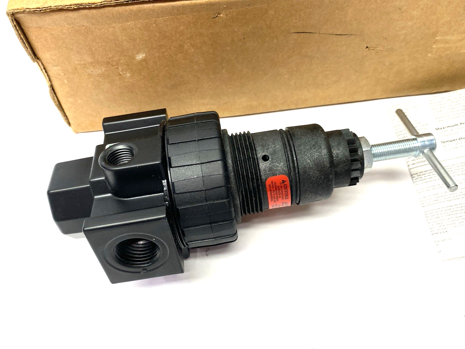Speedaire 1Z885C Modular Pressure Regulator, Manual Adjustment Knob, 1/2" NPT - Maverick Industrial Sales
