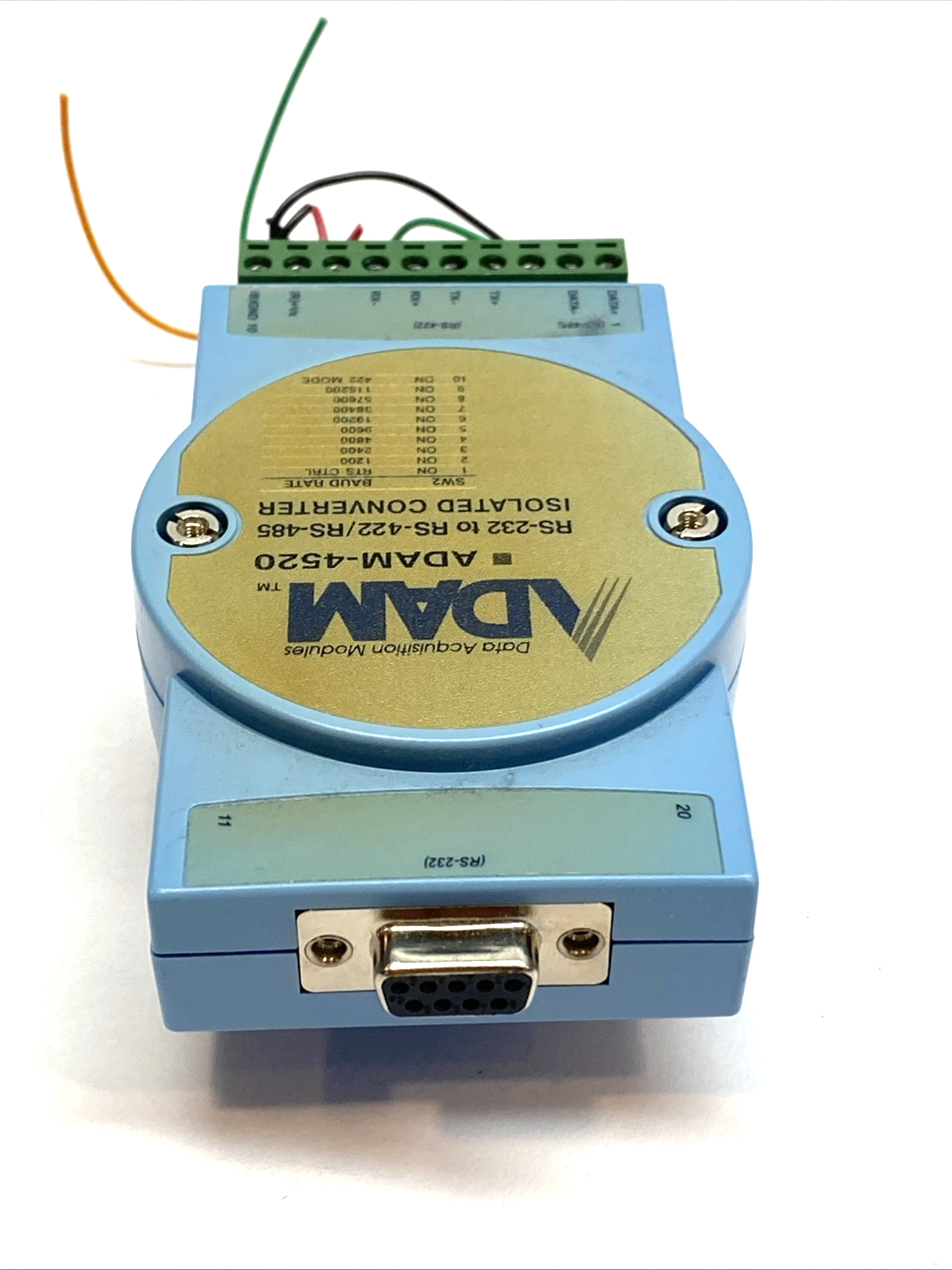 ADAM-4520 | Advantech Isolated RS-232 to RS-422/485 Converter 3kV 115.2kbps - For parts or not working - Maverick Industrial Sales