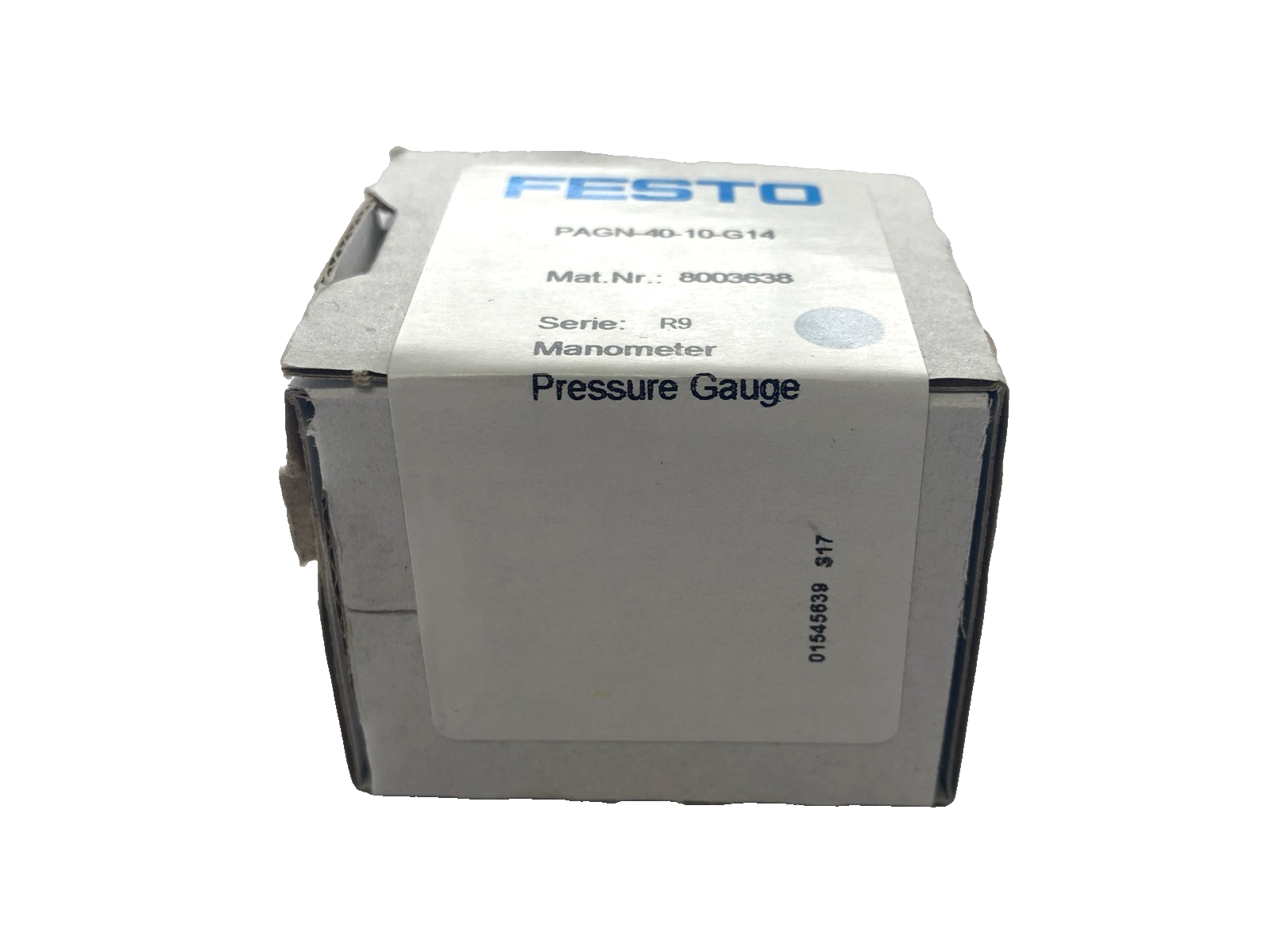 Festo PAGN-40-10-G14 Pressure Gauge 8003638 - Maverick Industrial Sales