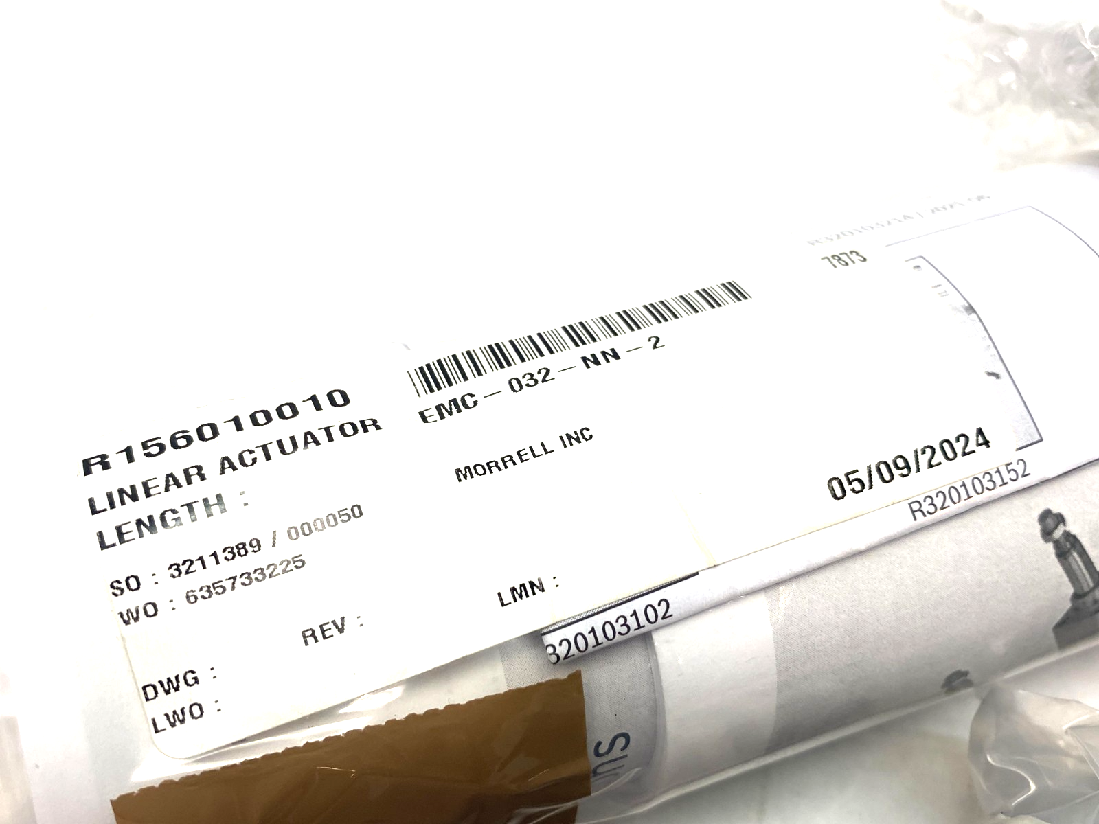 Bosch Rexroth R156010010 Electromechanical Linear Actuator EMC-032-NN-2 - Maverick Industrial Sales