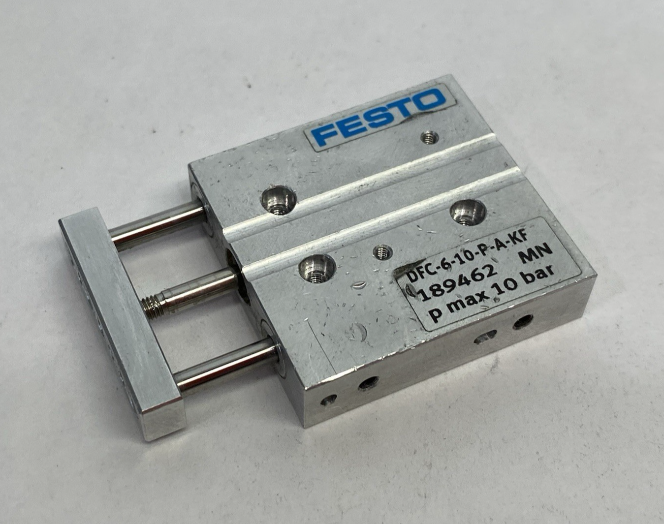 Festo DFC-6-10-P-A-KF Miniature Guided Cylinder Actuator, 6mm Bore, 189462 - Maverick Industrial Sales
