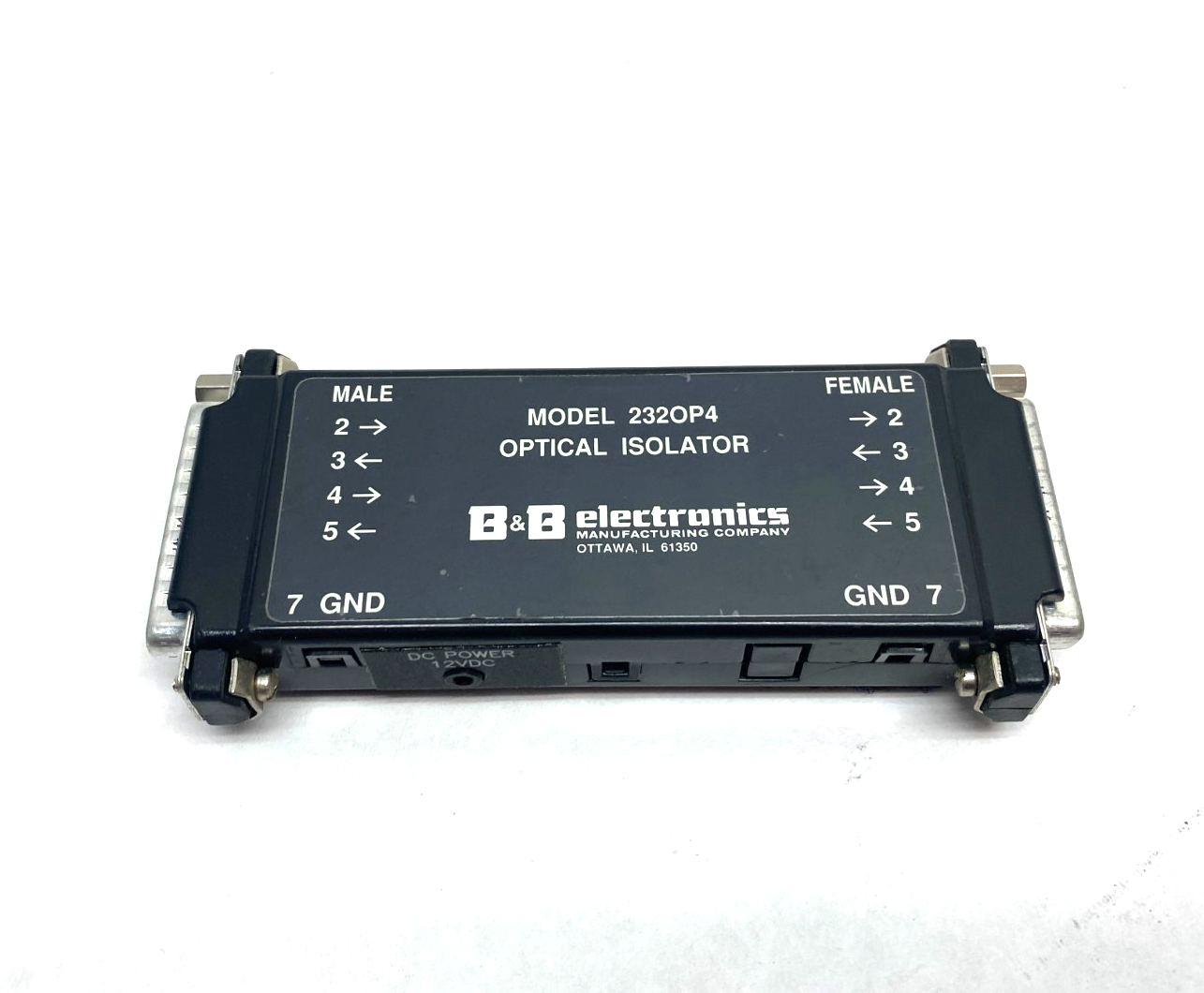 232OP4 | B&B Electronics Optical Isolator Male to Female - Used - Maverick Industrial Sales