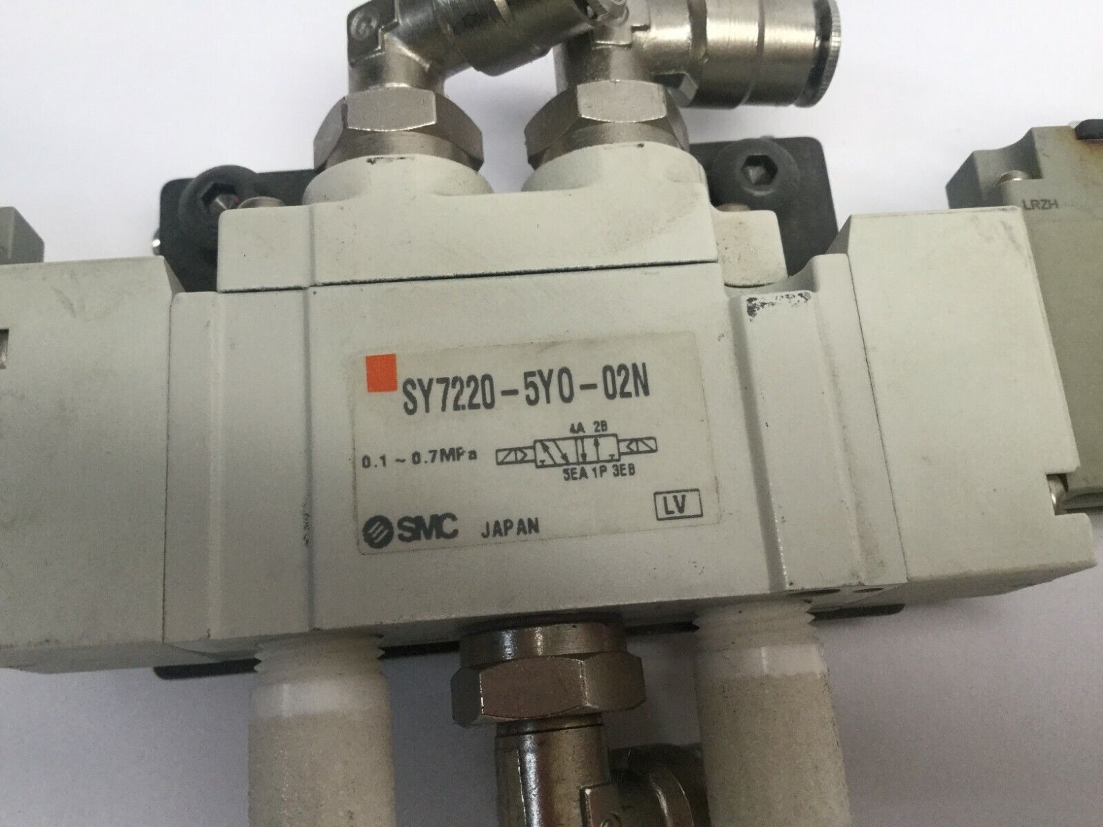 SMC SY7220-5Y0-02N Double Solenoid Valve Body PT - Maverick Industrial Sales