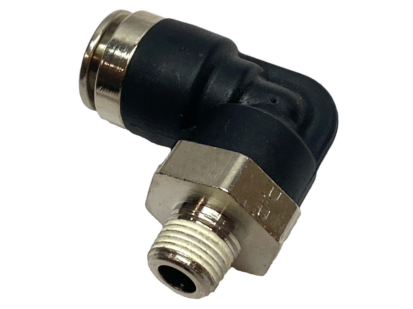 Parker W369PLP-6-2 90° Elbow 3/8" Tube x 1/8" MNPT Push-to-Connect LOT OF 3 - Maverick Industrial Sales
