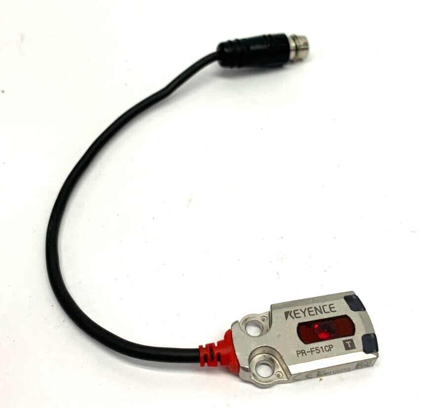 Keyence PR-F51CP Photoelectric Sensor Transmitter Thrubeam 0.6m 4-Pin 10-30VDC - Maverick Industrial Sales