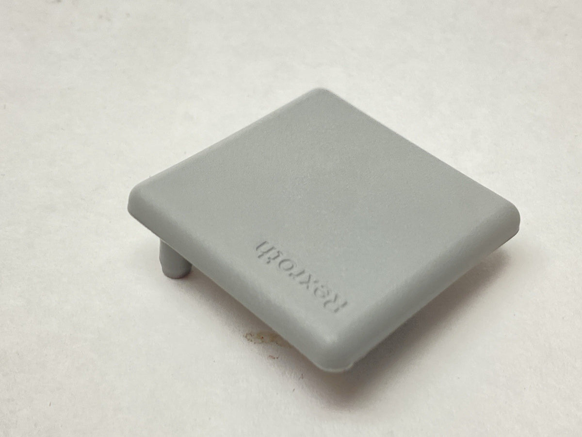Bosch Rexroth 3842548746 Cap Cover 40mm x 40mm Grey PACK OF 34 - Maverick Industrial Sales