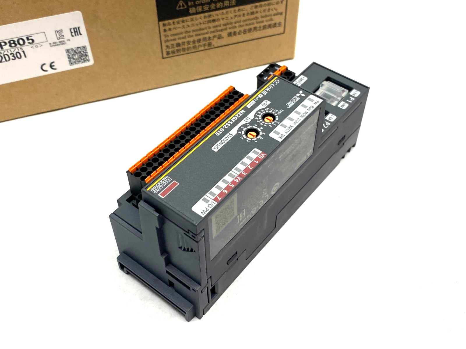 Mitsubishi NZ2GFSS2-8TE Block Type Remote Safety DC Digital Output Unit CC-Link - Maverick Industrial Sales