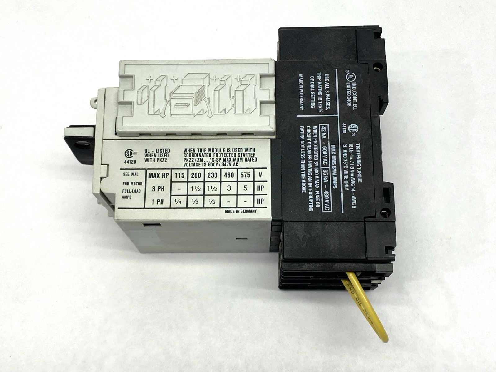 Moeller ZM-6-PKZ2 Contactor - Maverick Industrial Sales