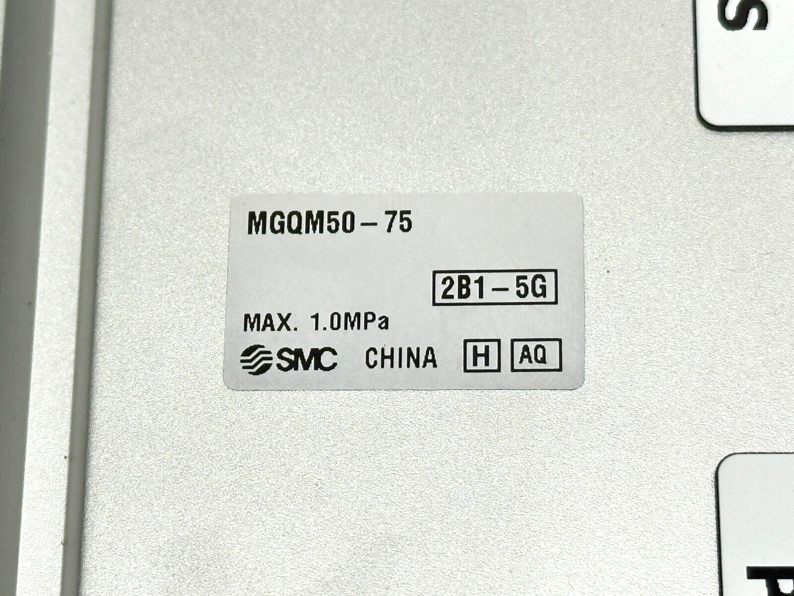 SMC MGQM50-75 MGQ Guided Cylinder w/ Slide Bearing 50mm Bore 75mm Stroke - Maverick Industrial Sales