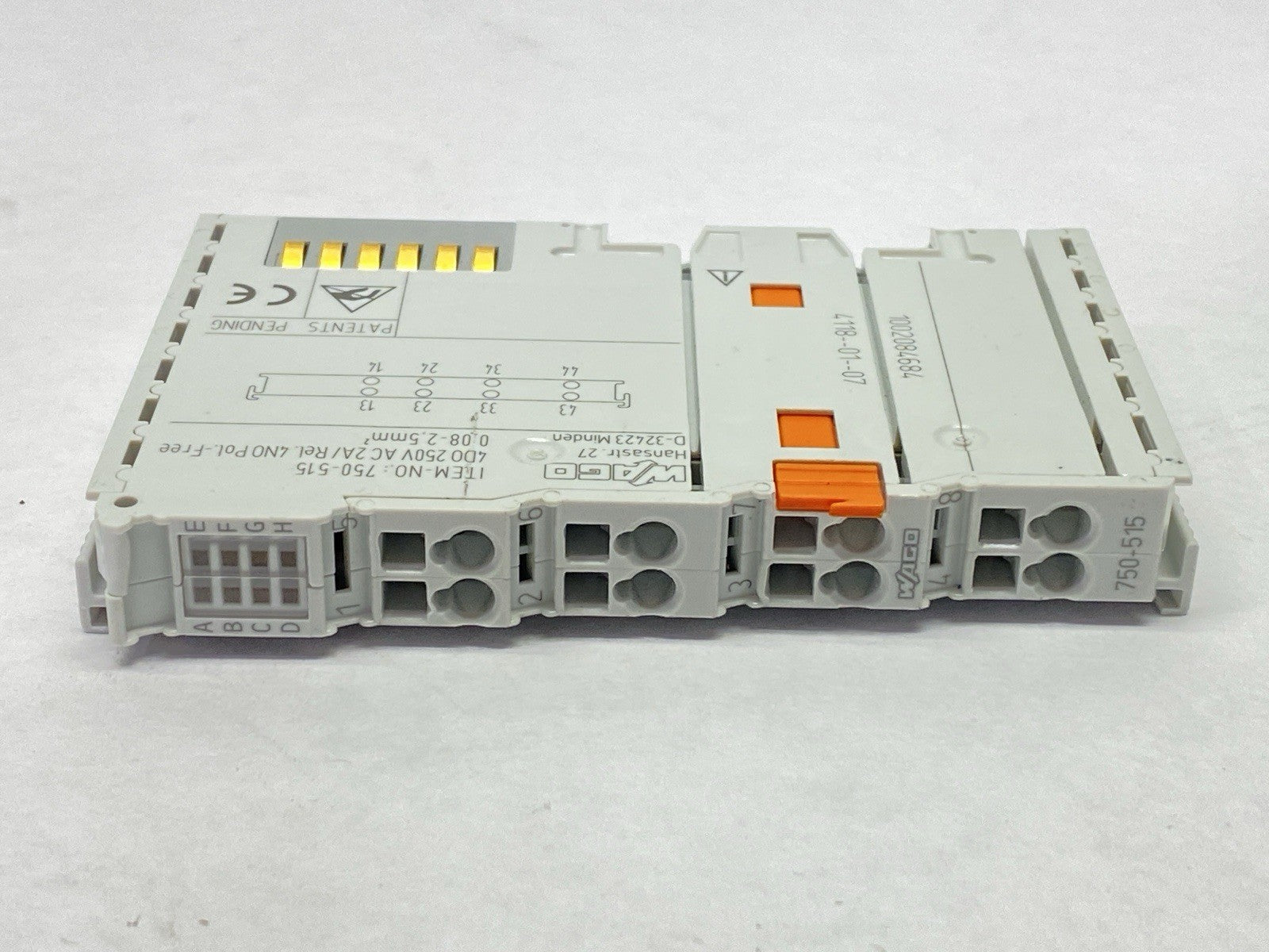 750-515 | Wago 4-Channel Relay Output 2A 250VAC - Used - Maverick Industrial Sales