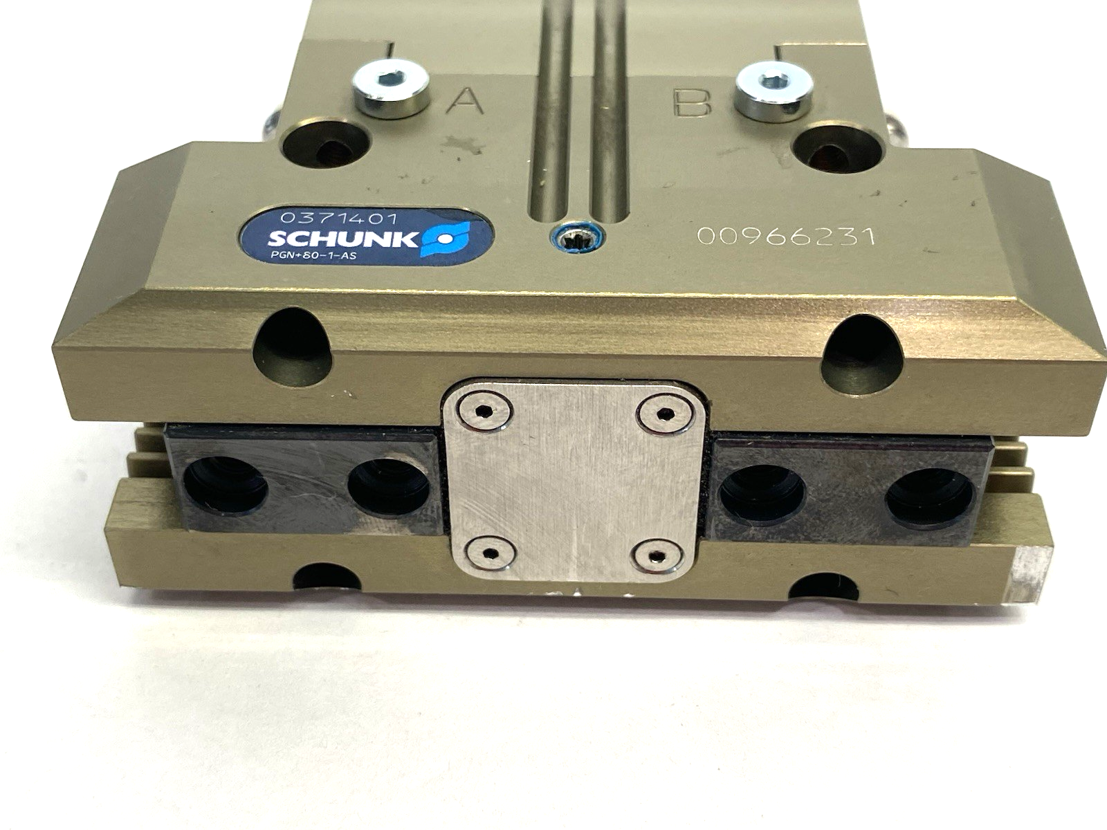 Schunk PGN-plus 80-1-AS-SD Universal Pneumatic Gripper 2-Jaw 8mm Stroke 371401 - Maverick Industrial Sales