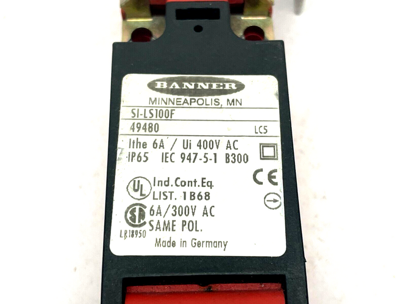 Banner Engineering SI-LS100F Compact Safety Switch 49480 - Maverick Industrial Sales