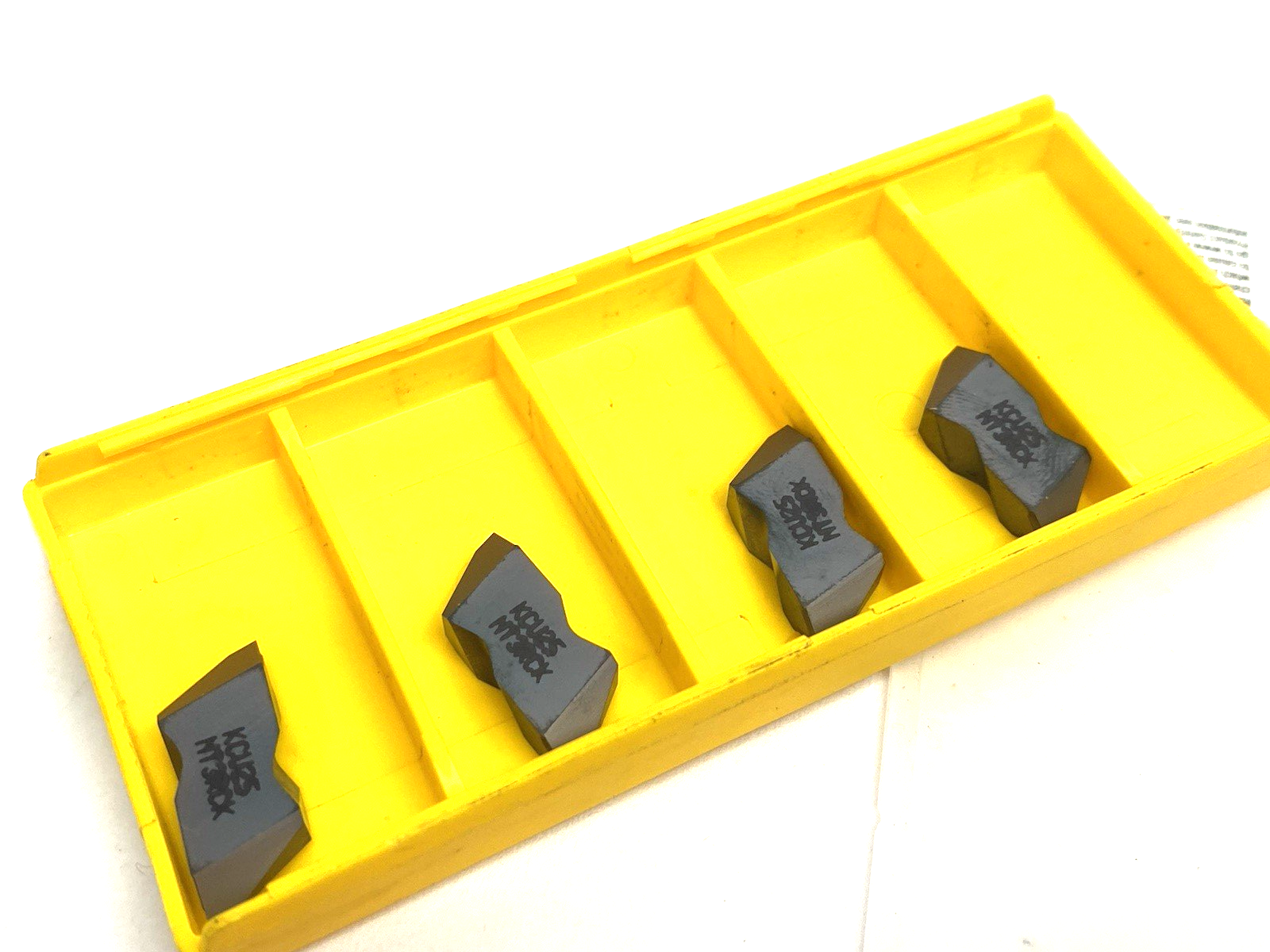 4109946 | Kennametal Top Notch™ Threading Inserts NT3RCK PKG OF 4 - New – Open box - Maverick Industrial Sales