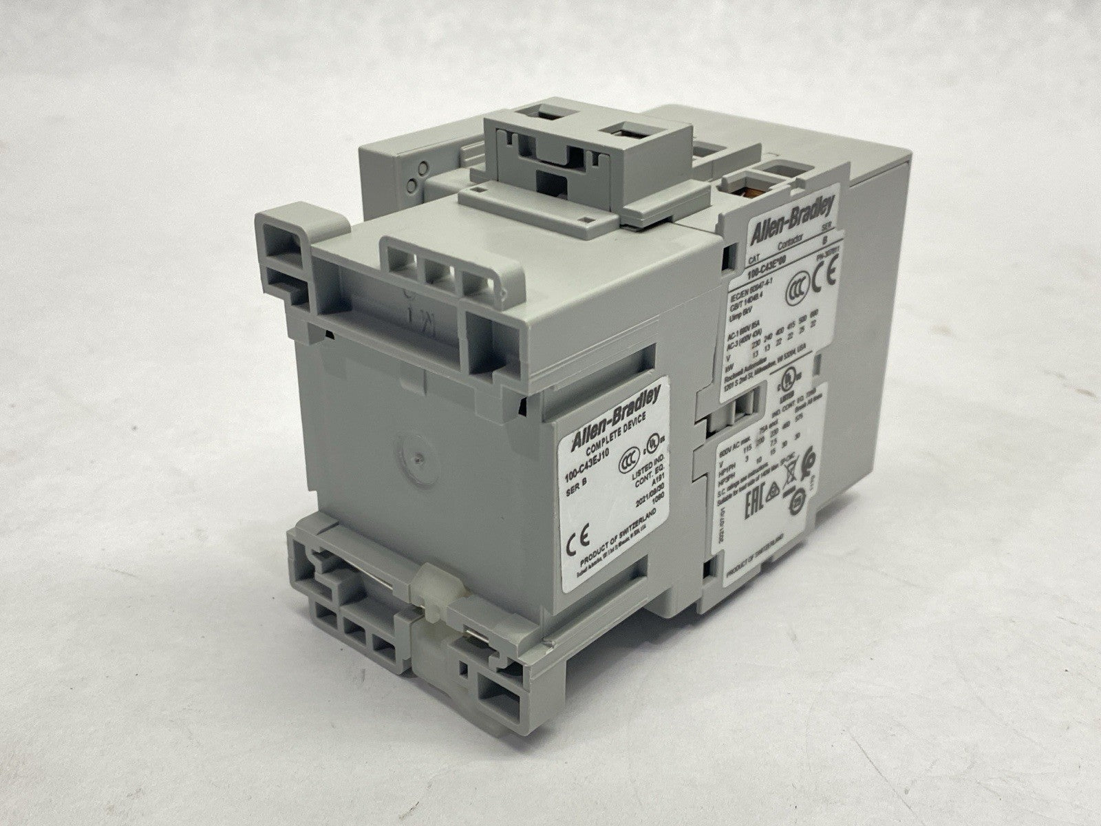 100-C43EJ10 | Allen Bradley Ser B Contactor 75A 600VAC 24VDC Coil - New – Open Box - Maverick Industrial Sales