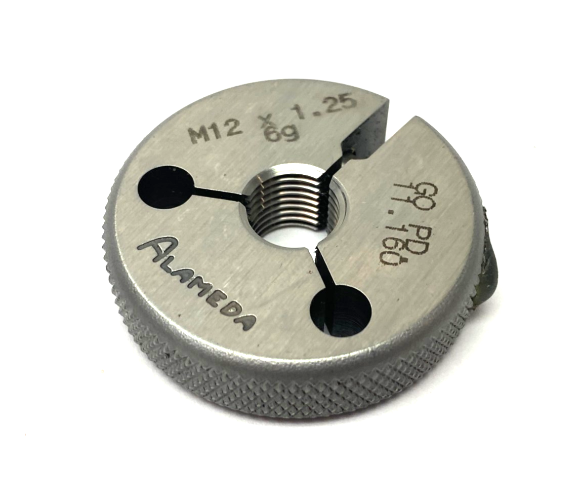 Alameda M12 x 1.25-6G Threaded Ring Gauge GO PD 11.160 - Maverick Industrial Sales
