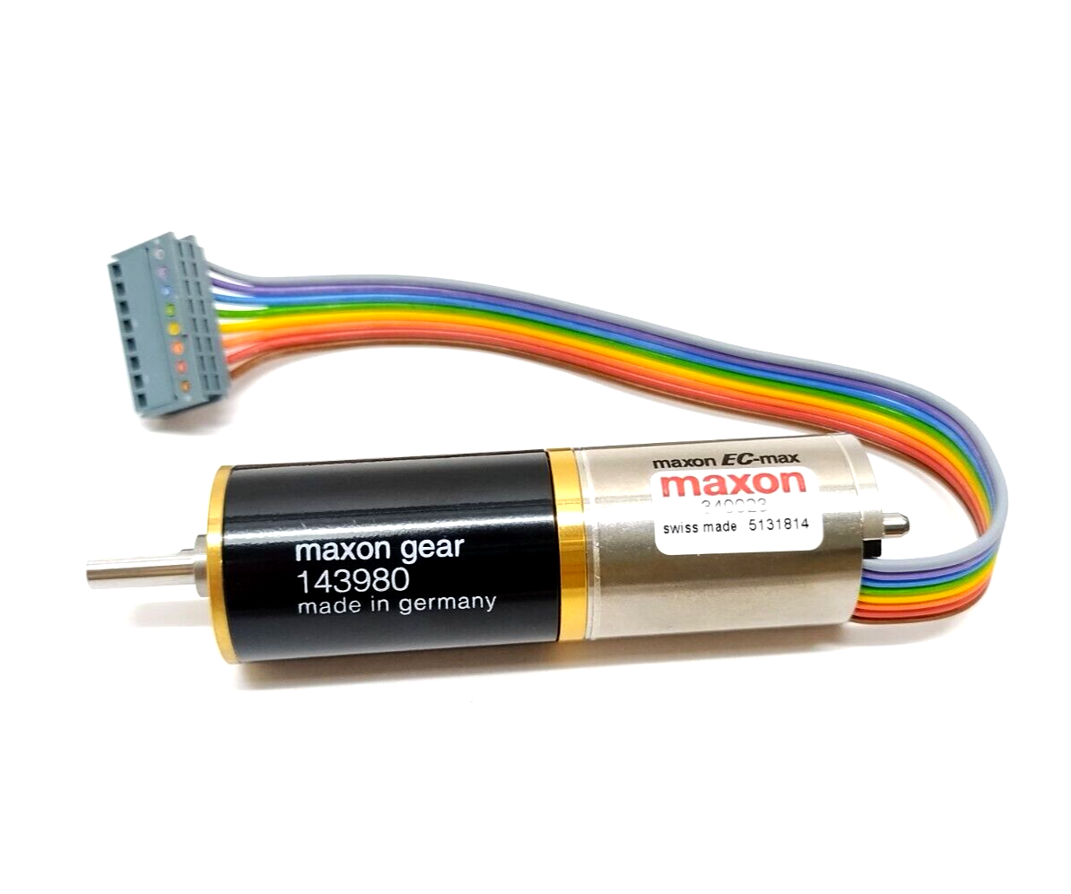 Maxon 340023 Planetary Gearhead Motor GP 22 C 22mm EC-max 12W Brushless 143980 - Maverick Industrial Sales