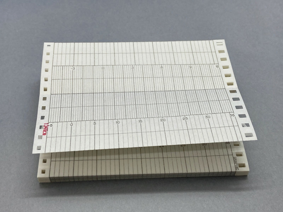 GC-74320 | Graphic Controls Fanfold Strip Chart Paper -3 to 36 Range 31019287 - New - Maverick Industrial Sales