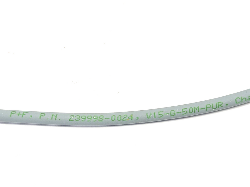 Pepperl+Fuchs V15-G-50M-PUR Female Cordset, M12 5-Pin To Leads 50m 239998-0024 - Maverick Industrial Sales