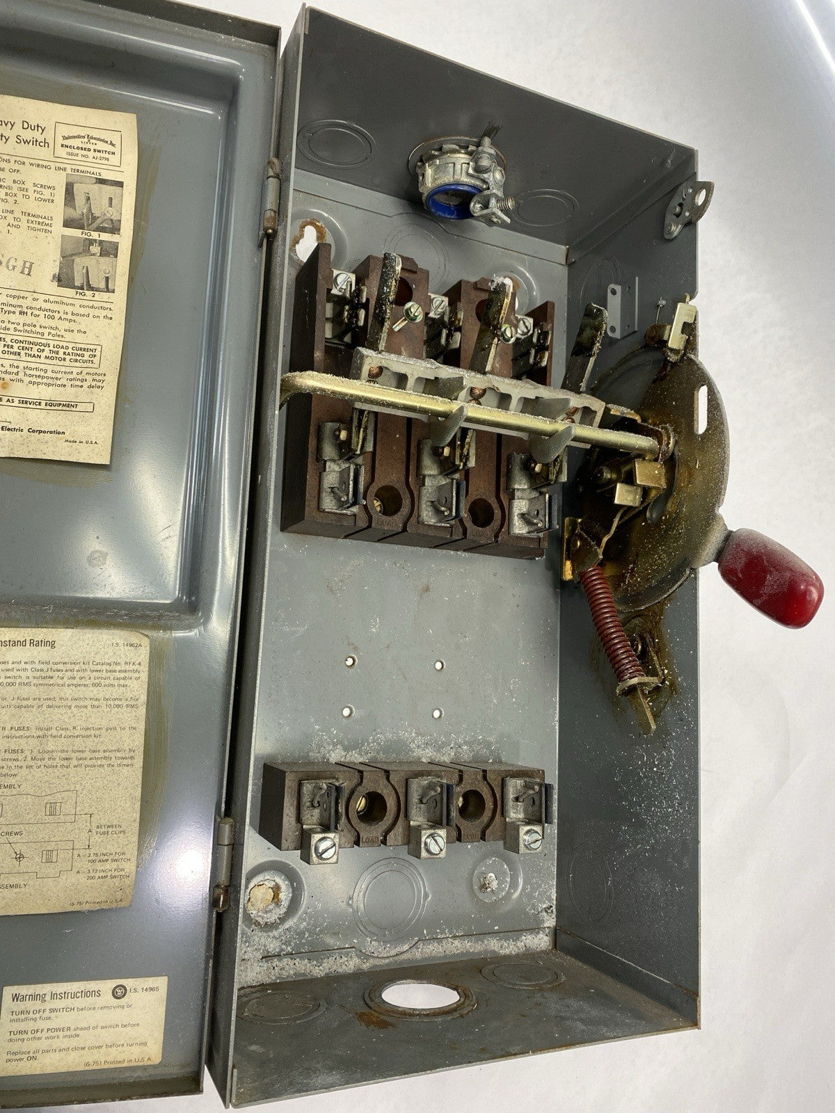 Westinghouse HF-363 Heavy Duty Safety Switch 600V 100A - Maverick Industrial Sales