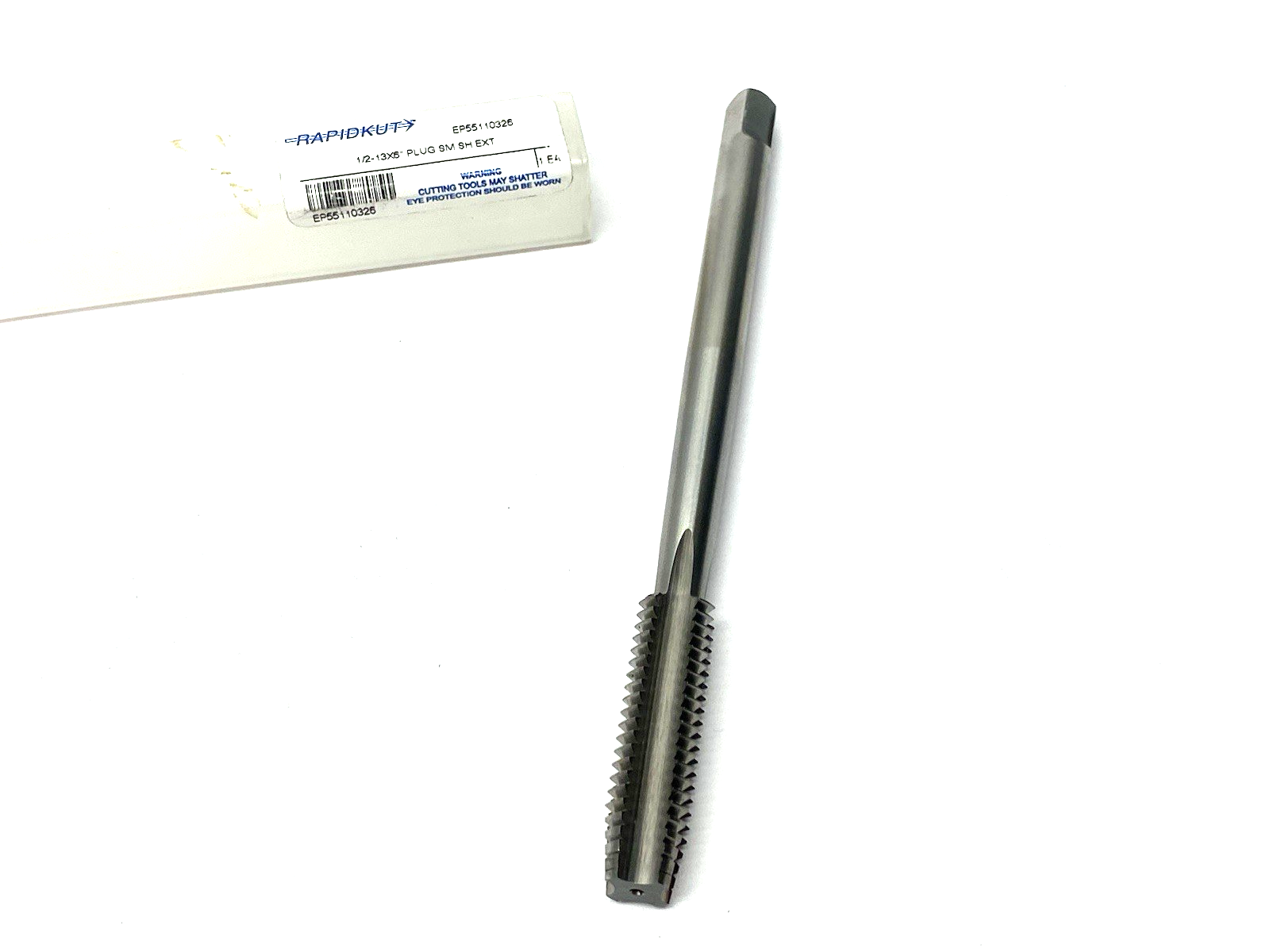 EP55110326 | Rapidkut Extension Plug Tap 1/2-13 Dia. - H3- 4 FL - Bright - HSS - New – Open box - Maverick Industrial Sales