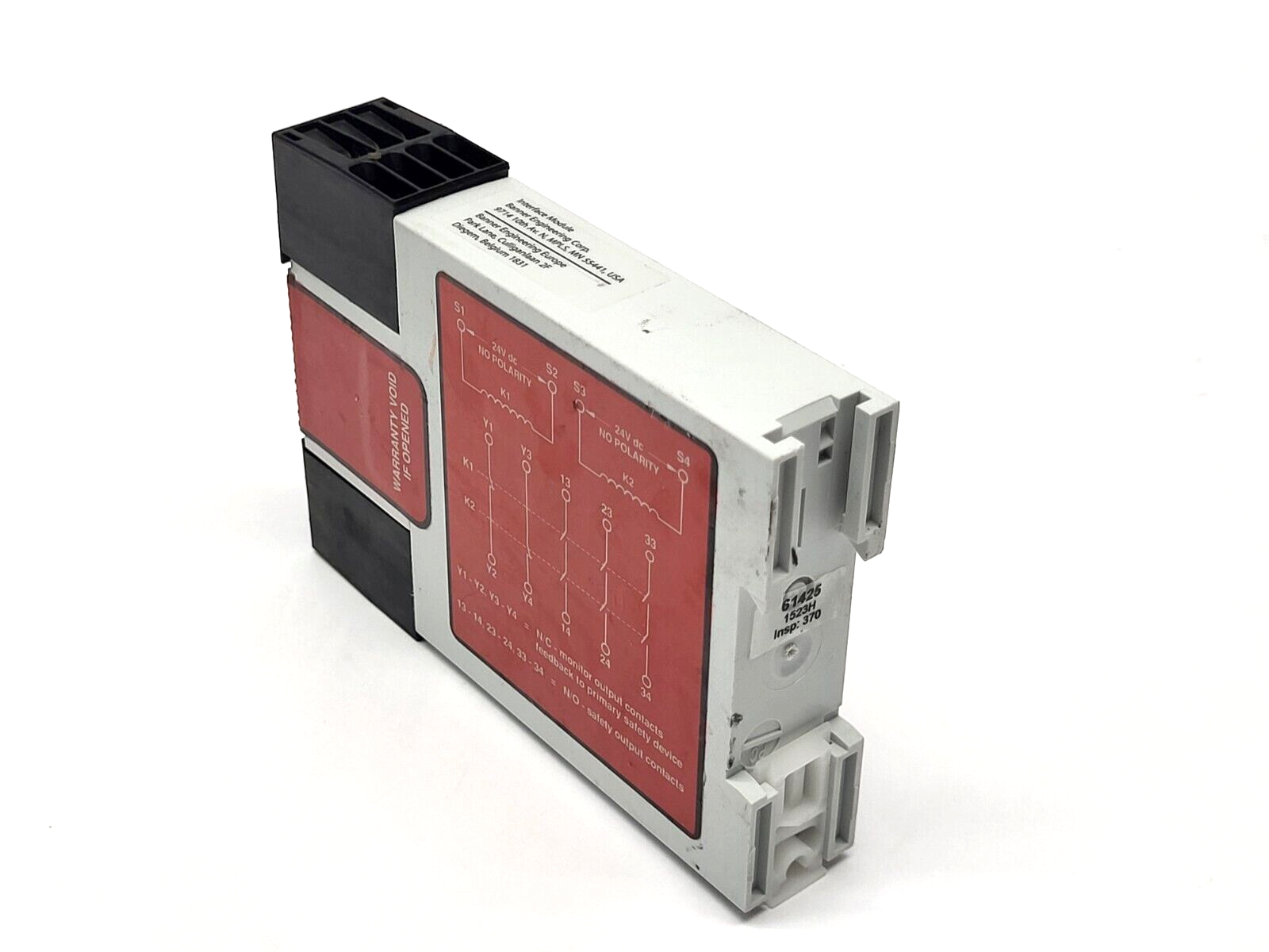 IM-T-9A | Banner Light Curtain Safety Relay Module 61425 - For parts or not working - Maverick Industrial Sales