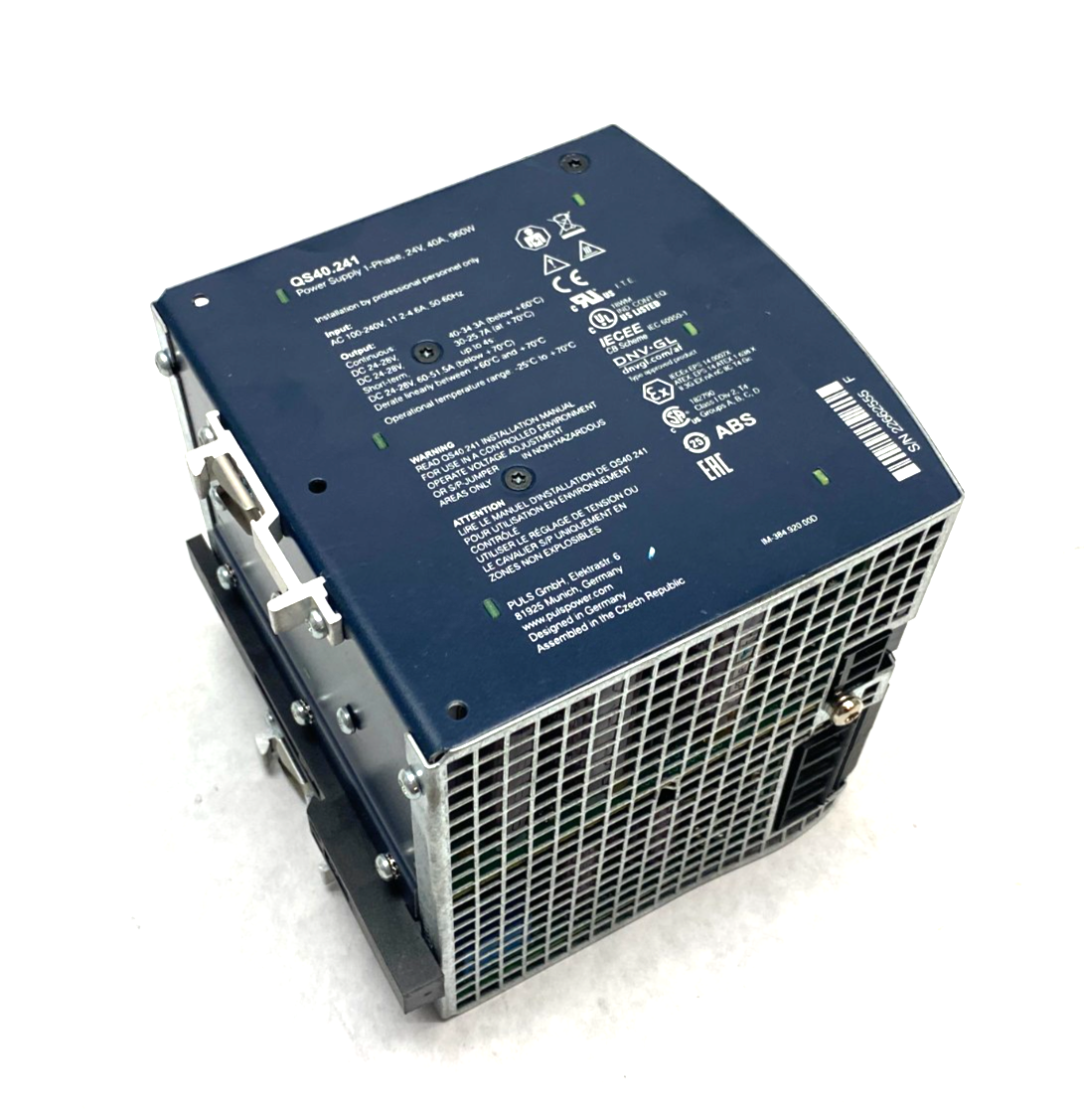 Puls QS40.241 Dimension Power Supply 1-Phase 24V 40A 960W - Used - Maverick Industrial Sales