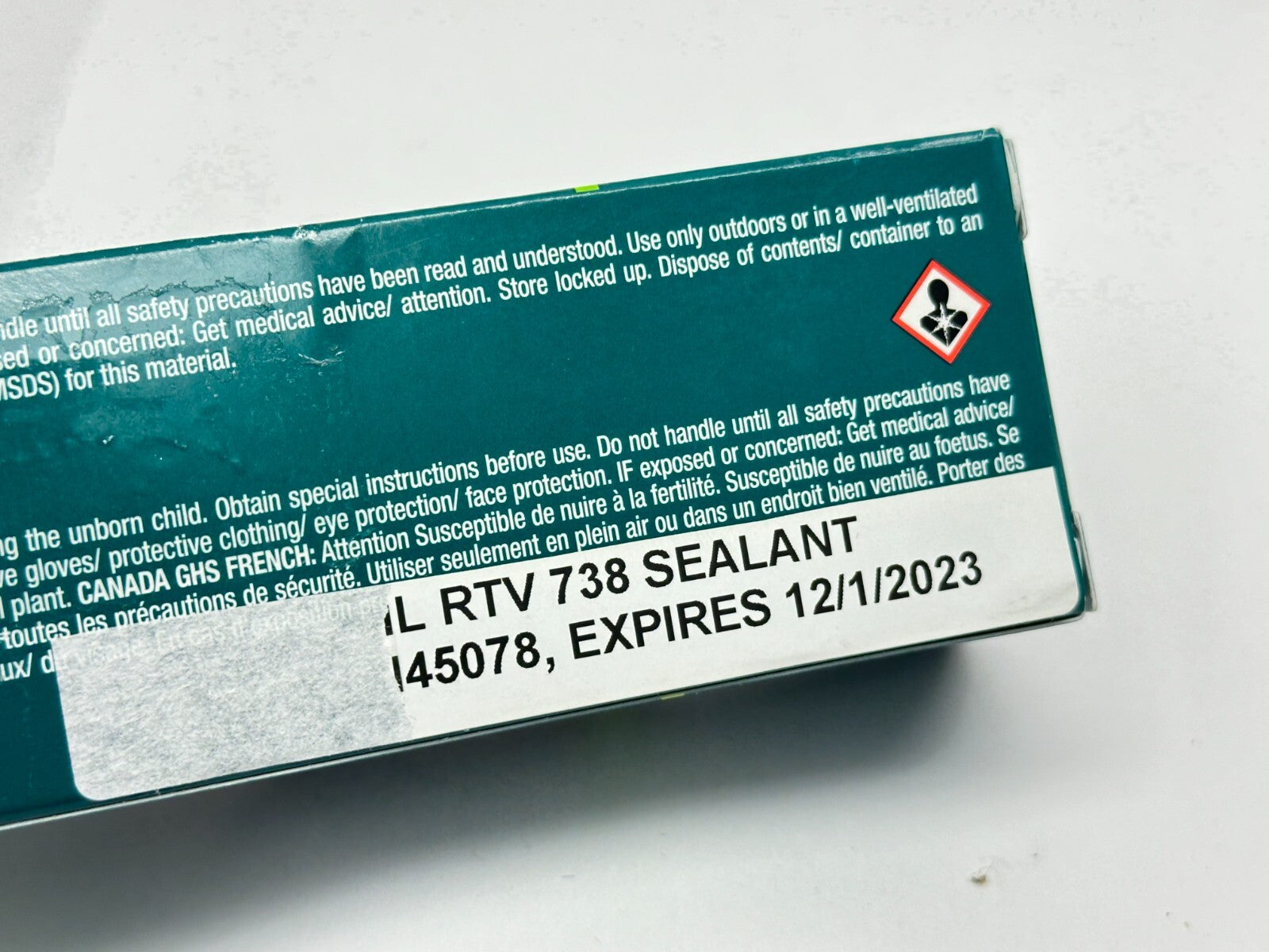 Dow Dowsil 738 Electrical Sealant SIlicone 3oz EXPIRED 12/1/23 - Maverick Industrial Sales