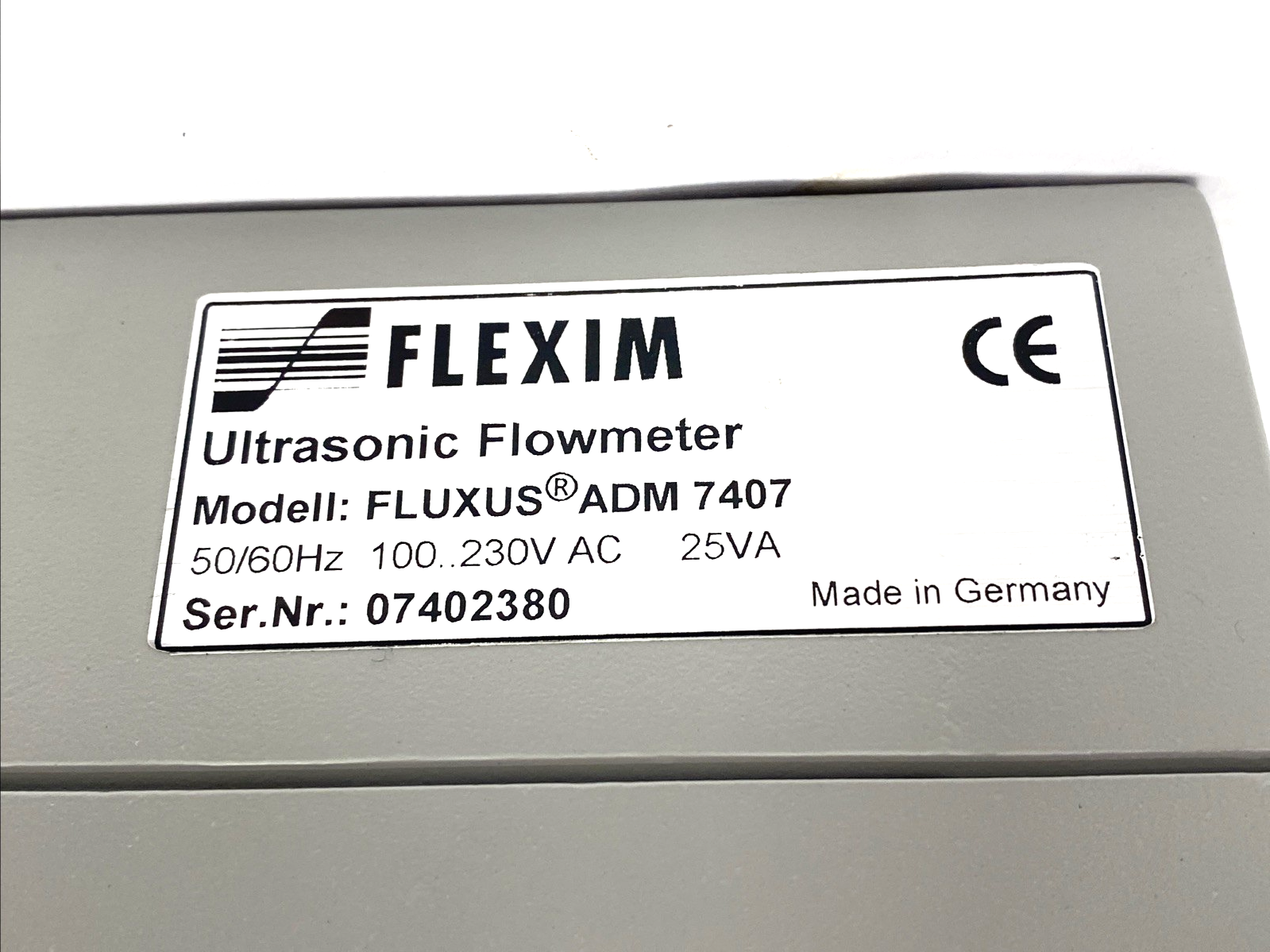 Flexim Flexus ADM 7407 Ultrasonic Flowmeter - Maverick Industrial Sales