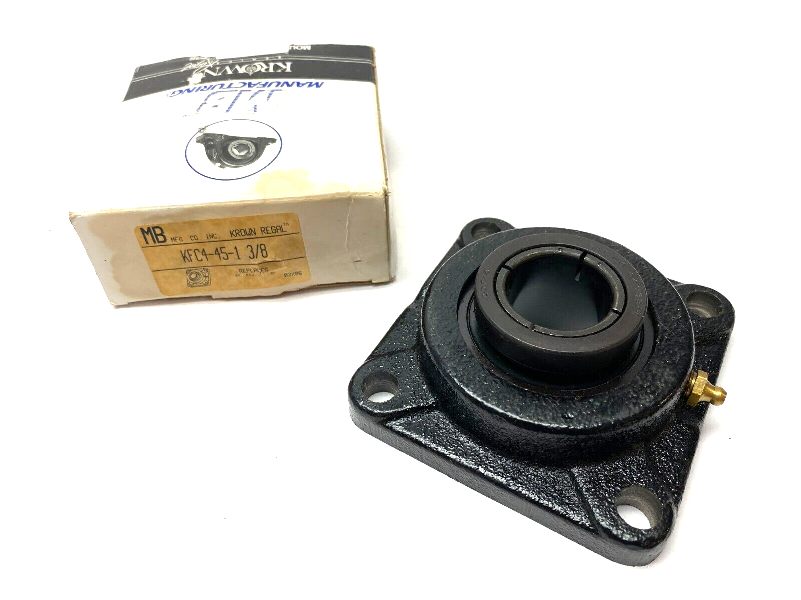 KFC4-45-1 3/8 | MB Mfg Krown Regal Surface Mount Flange Bearing 4-Bolt - New Other - Maverick Industrial Sales