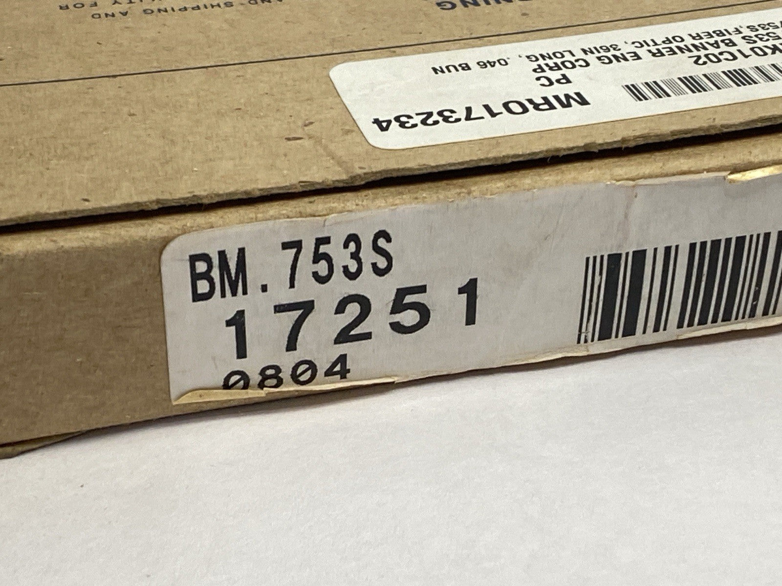 Banner BM.753S Heavy Duty Fiber Optic Cable 17251 - Maverick Industrial Sales