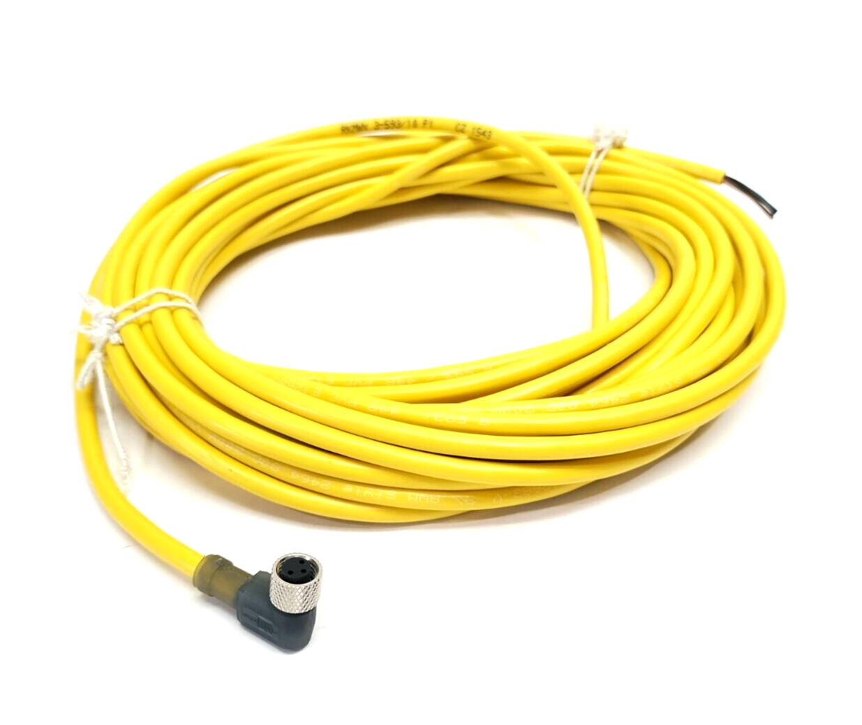 Lumberg Automation RKMWV 3-593/10 M Single End Cordset M8 Female Angle 3-Pin 10m - Maverick Industrial Sales