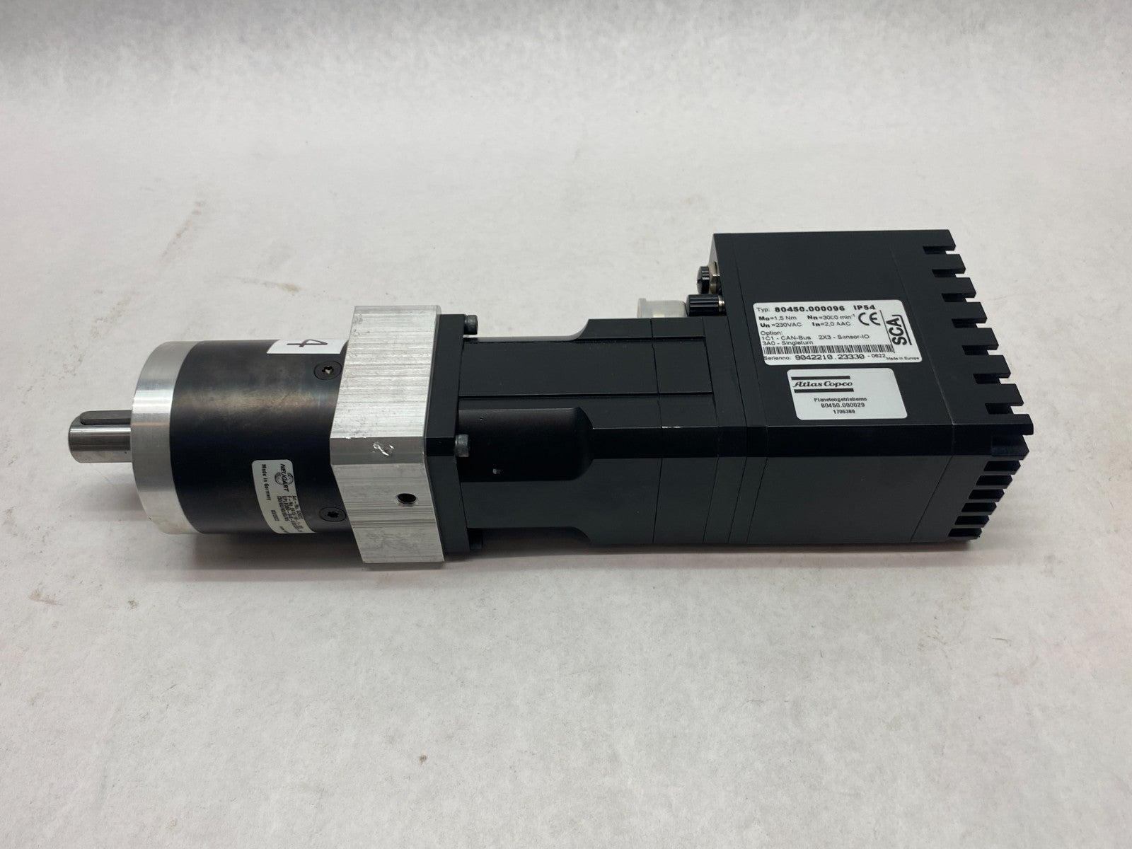 SCA Atlas Copco 80450.000029 Servo Motor Gear Drive Unit Assembly - Maverick Industrial Sales