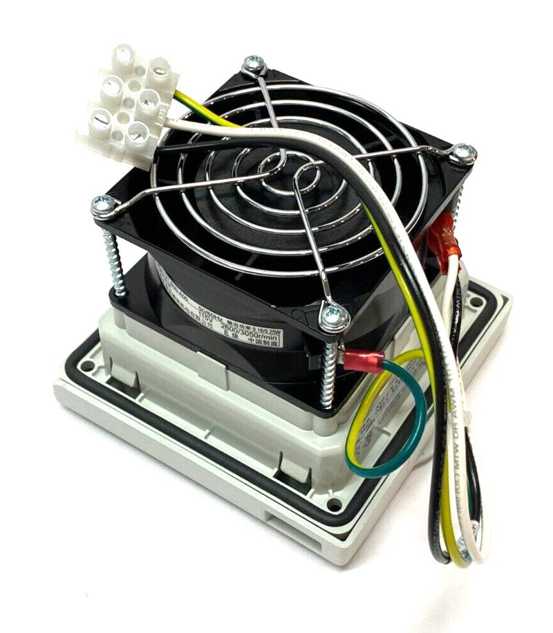 Hoffman HF0416414 Nvent Filtering Exhaust Fan IP54 4in FF 115V 7035 - Maverick Industrial Sales