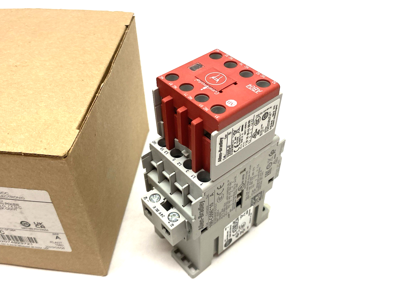 100S-C09EJ14BC | Allen Bradley Ser. A Safety Contactor 3 NO Main, 1 NO/4 NC Aux - New Other - Maverick Industrial Sales