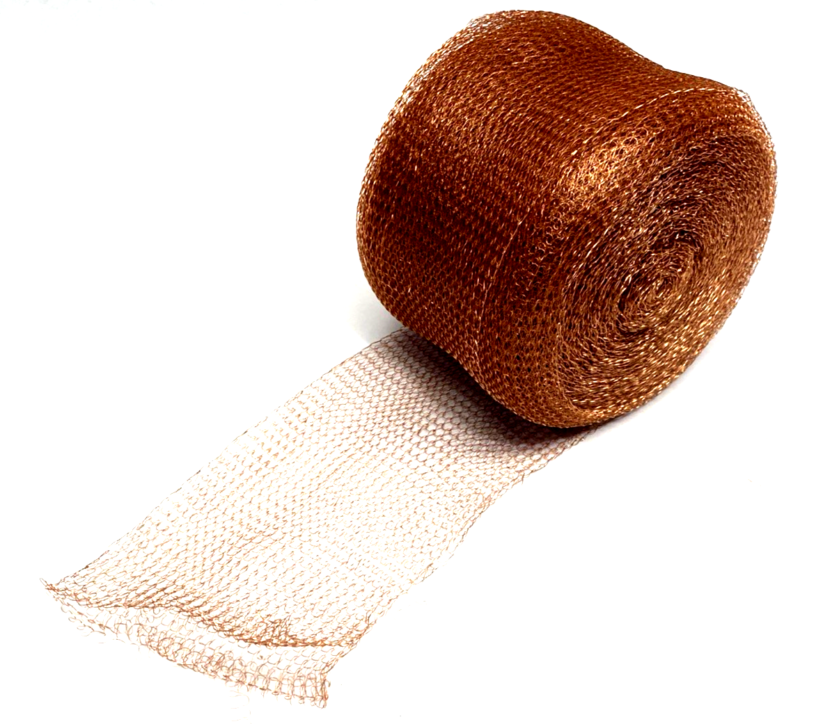Powell 10104001 Copper Mesh 4" Wide Medium Density 0.0075" Hard Flat 100FT ROLL - Maverick Industrial Sales