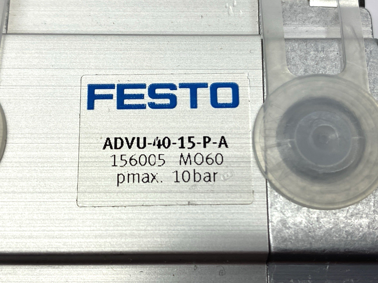 Festo ADVU-40-15-P-A Pneumatic Compact Cylinder 40mm Bore 15mm Stroke 156005 - Maverick Industrial Sales