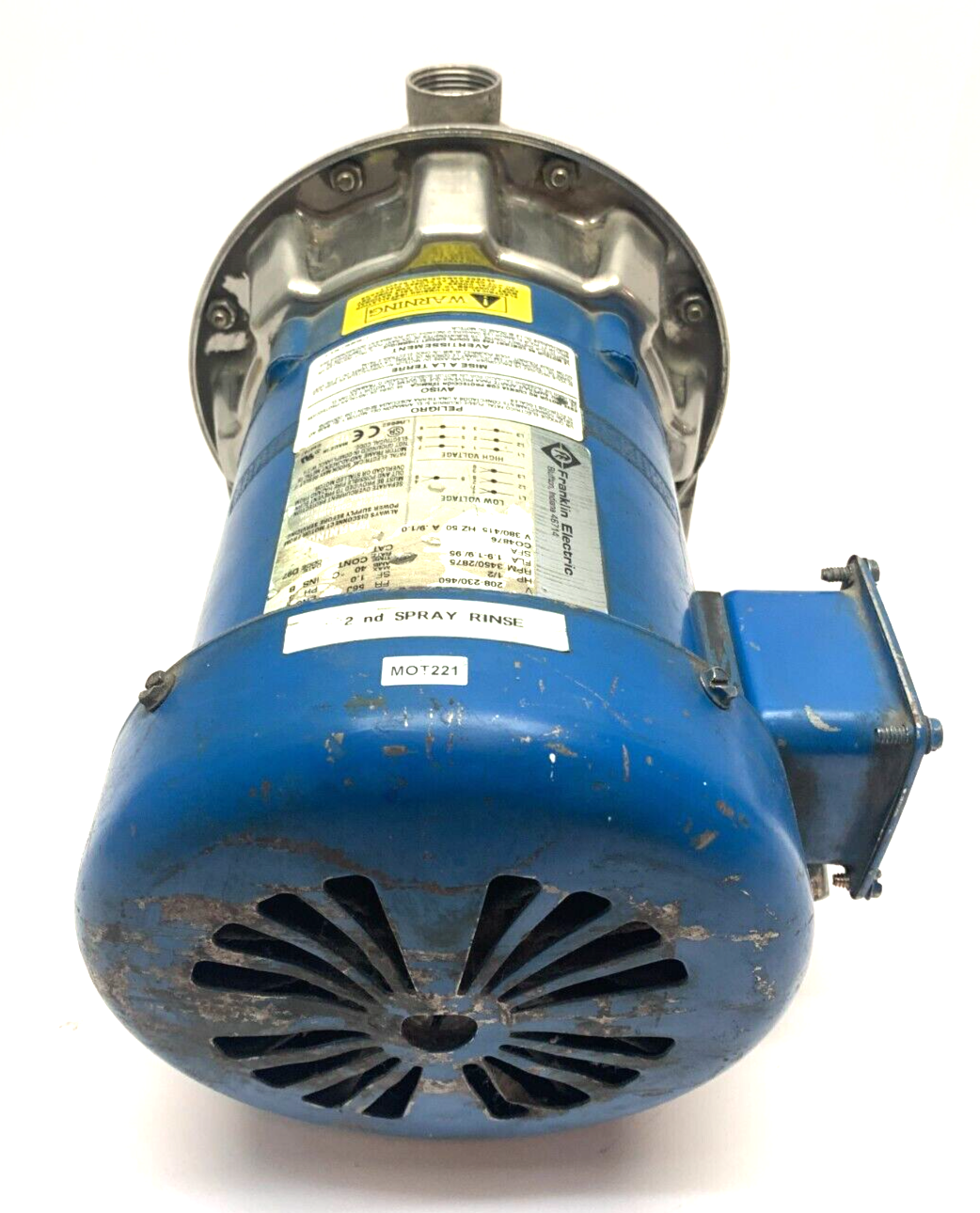 Goulds 1ST1C5F4 NPE Series Centrifugal Pump 1 x 1-1/4-6 3450/2875 RPM 1/2 HP - Maverick Industrial Sales