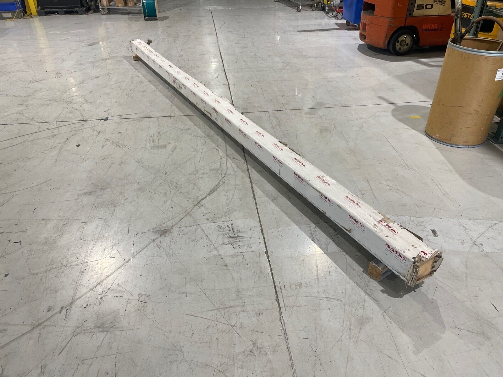 80/20 40-8080 T-Slotted Profile Aluminum Extrusion, 80mm x 80mm x 6m, LOT OF 4 - Maverick Industrial Sales