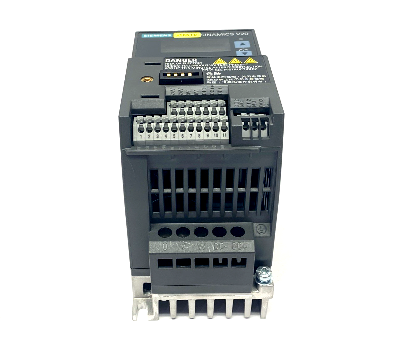 Siemens 6SL3210-5BB13-7BV1 SINAMICS V20 200-240V 1AC 0.37 kW - Maverick Industrial Sales