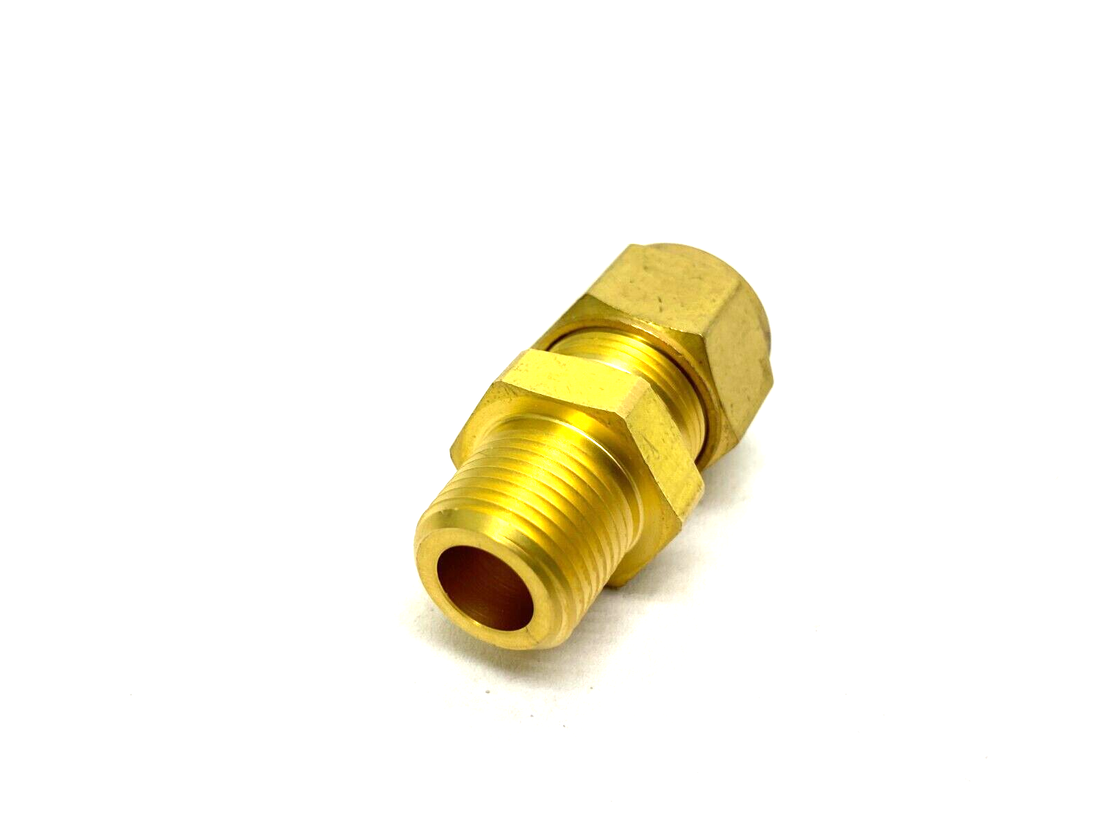 Swagelok B-810-1-6 Brass Compression Tube Fitting 1/2" Tube OD 3/8" MNPT - Maverick Industrial Sales