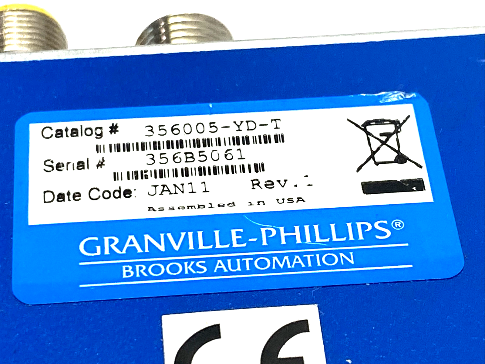 Granville-Phillips 356005-YD-T Rev. 1 Micro-Ion Plus Vacuum Pressure Transducer - Maverick Industrial Sales