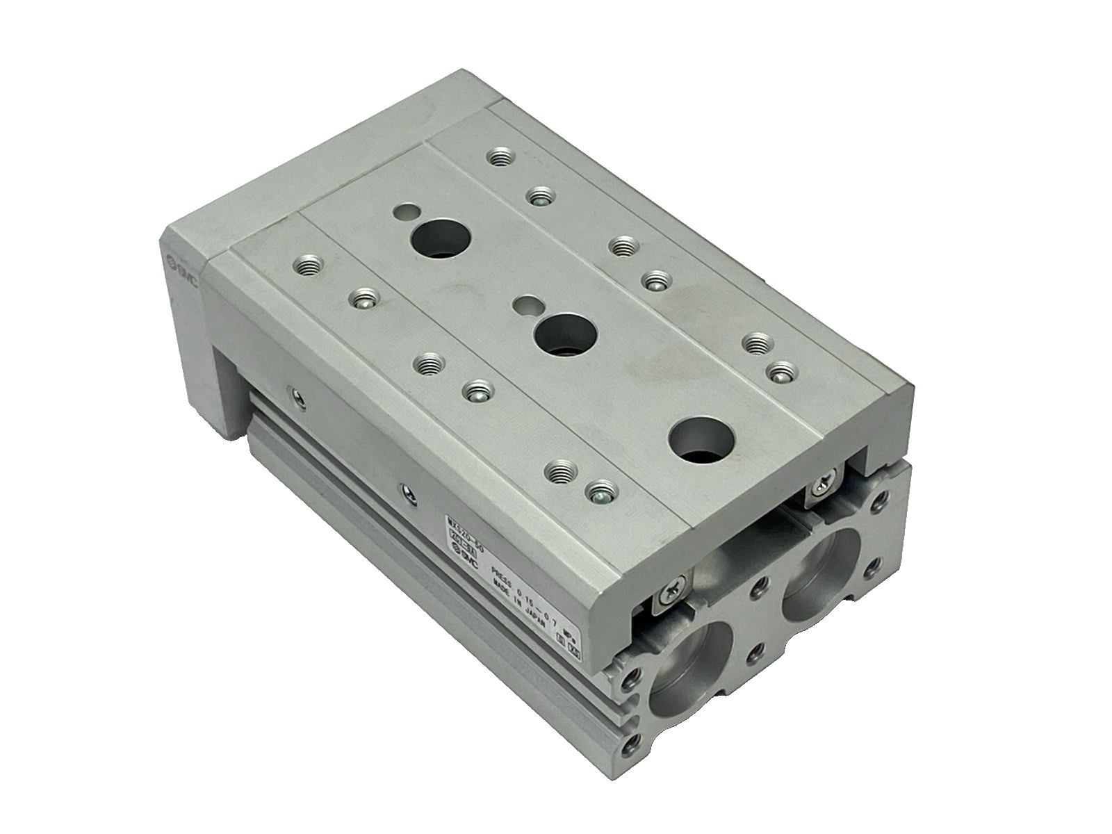 SMC MXS20-50 Pneumatic Cylinder Dual Rod Slide Table 20mm Bore 50mm Stroke - Maverick Industrial Sales