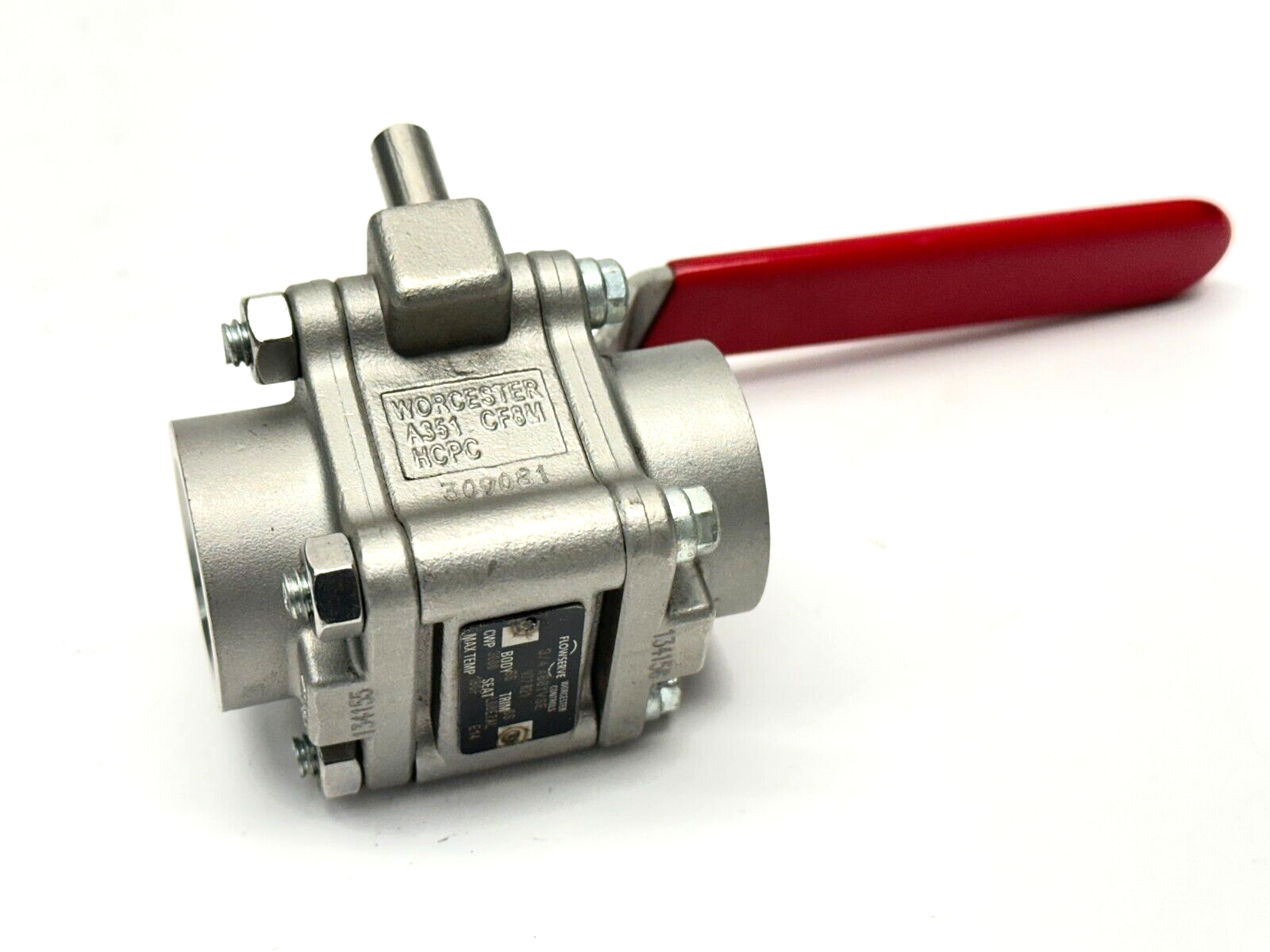 Flowserve 3/4-466YVSE Ball Valve 3/4" SS 3000 CWP LUBETAL Seat - Maverick Industrial Sales