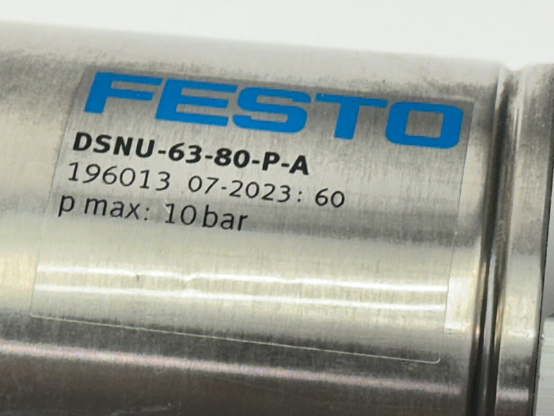 Festo DSNU-63-80-P-A Pneumatic Cylinder 63mm Bore 80mm Stroke - Maverick Industrial Sales