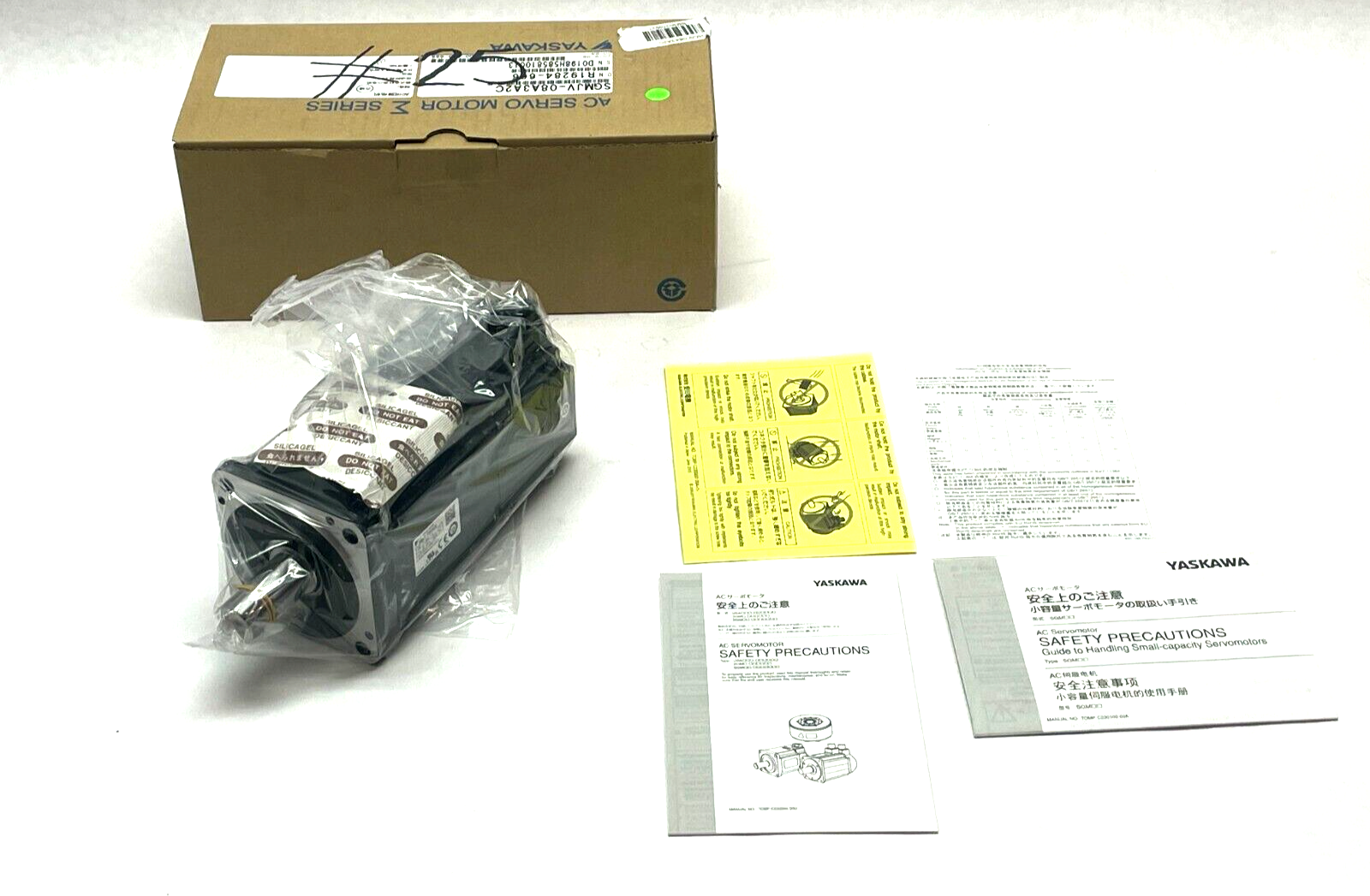 Yaskawa SGMJV-08A3A2C Servo Motor 6000rpm 2.39Nm Torque - Maverick Industrial Sales