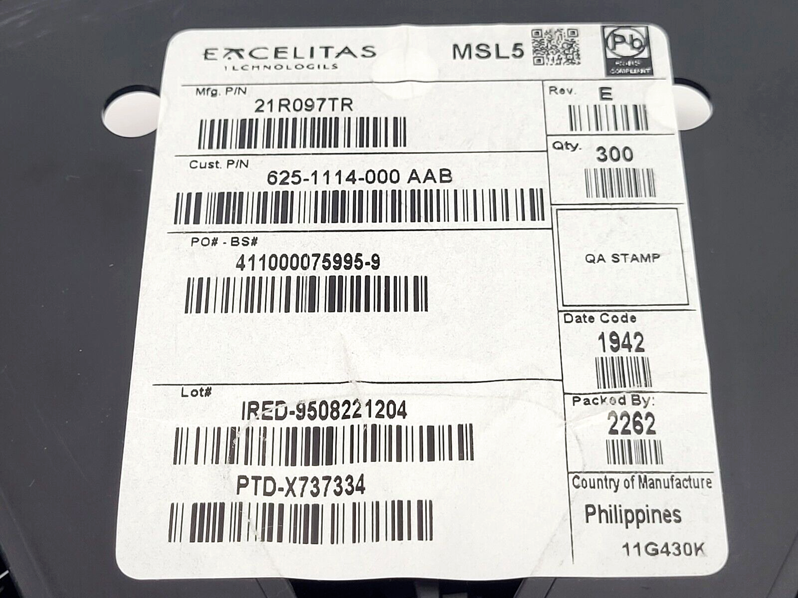 21R097TR | Excelitas Technologies PCB Light Mount REEL OF 100 - New Other - Maverick Industrial Sales