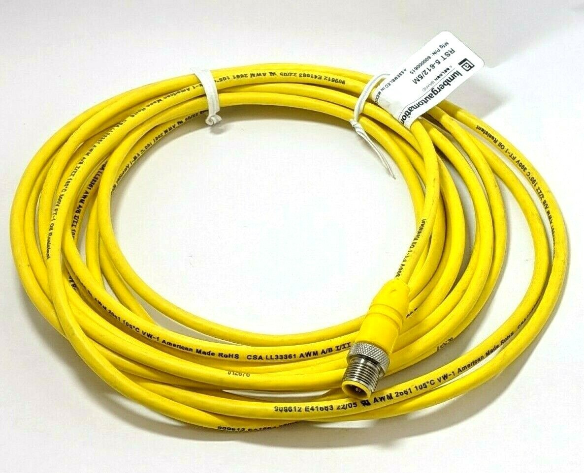 Lumberg Automation RST 5-612/5M Cordset 5 Pole 600000615 CUT - Maverick Industrial Sales