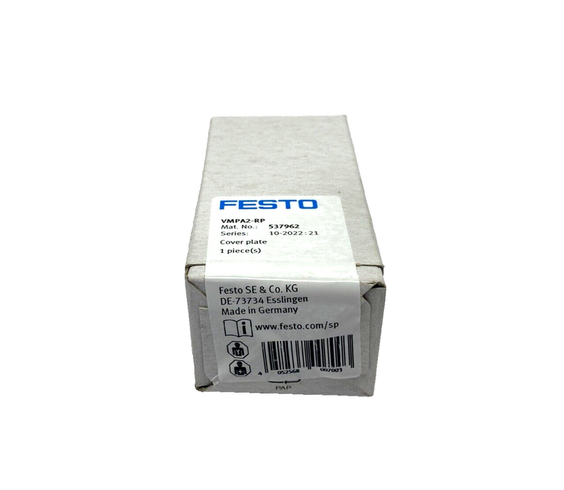 Festo VMPA2-RP Cover Plate 537962 - Maverick Industrial Sales