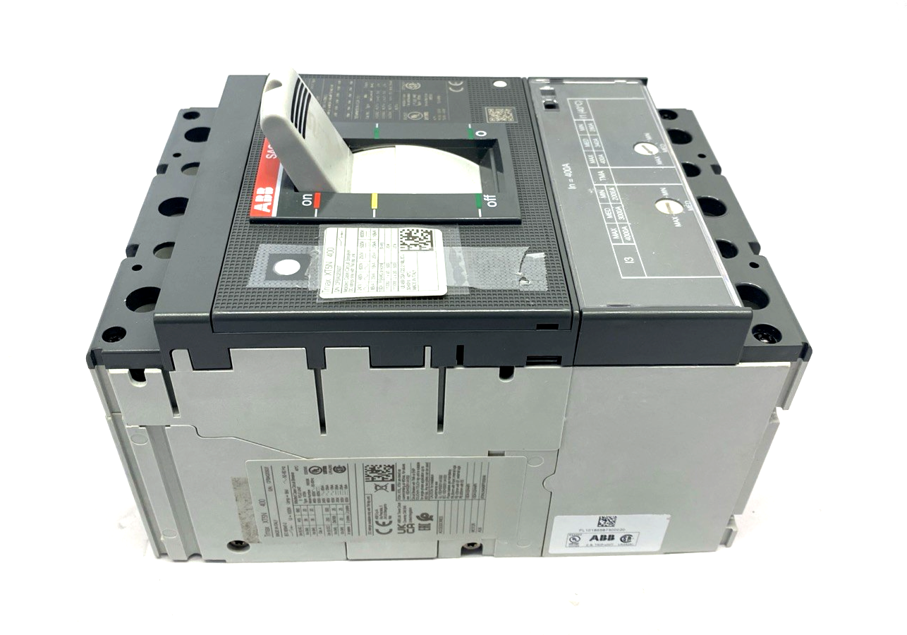 ABB XT5NU340ABFF000X00X XT5N 400 Circuit Breaker 3P 400A 1SDA102444R - Maverick Industrial Sales